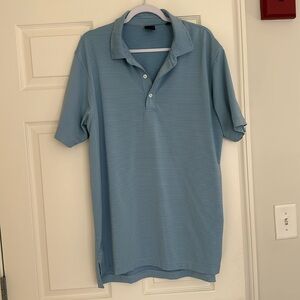Dunning Golf Polo Blue stripes